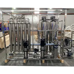 500LPH Industrial Brackish Water Purify Machine RO Filtration System whole house water filter material stainless steel