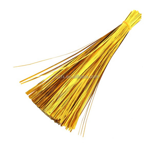 Giá rẻ giá 10 cm linh hoạt bạc nhỏ <span class=keywords><strong>Twist</strong></span> quan hệ đầy màu sắc kim loại <span class=keywords><strong>Twist</strong></span> quan hệ dây cho túi thực phẩm - Product Image 1