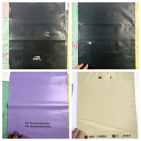 Sacs d'expédition en polyéthylène LDPE et HDPE blancs autocollants avec logo pour vêtements et emballage de vêtements