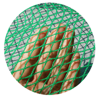 Filet de pêche tressé sans nœuds en PE, maille polyéthylène tressée 380D pour la pêche au chalut en haute mer et la pêche au palangrier