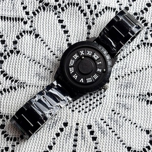 Reloj de Cuarzo Cuadrado de Lujo para Hombre, Marca Británica, de Acero Inoxidable, con Números Romanos y Calendario - Product Image 4