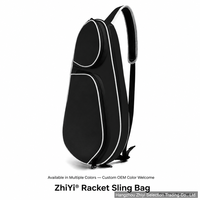 Sac de sport multifonctionnel grande capacité pour pickleball, tennis, badminton, padel, sac à bandoulière pour raquettes de sport en plein air, vente en gros