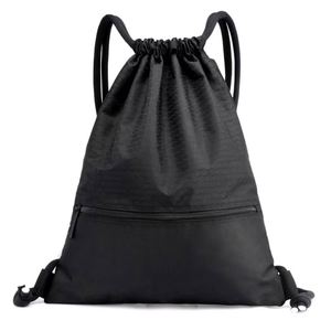 High Quality Gym Sport Soccer Pattern Polyester Wholesale <b>Drawstring</b> <b>Backpack</b> - Product Image 5