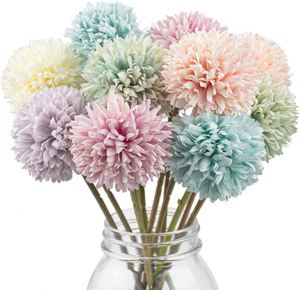 Offre Spéciale – Branche de Chrysanthème Artificielle Faite à la Main, Fleurs en Soie en Gros pour Pâques, Mariages, Fête des Mères, Noël, Décoration de Gâteaux - Product Image 2
