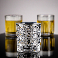 Vasos de whisky de cristal antiguos sin plomo de lujo, vaso giratorio moderno con grabado para uso doméstico y regalos