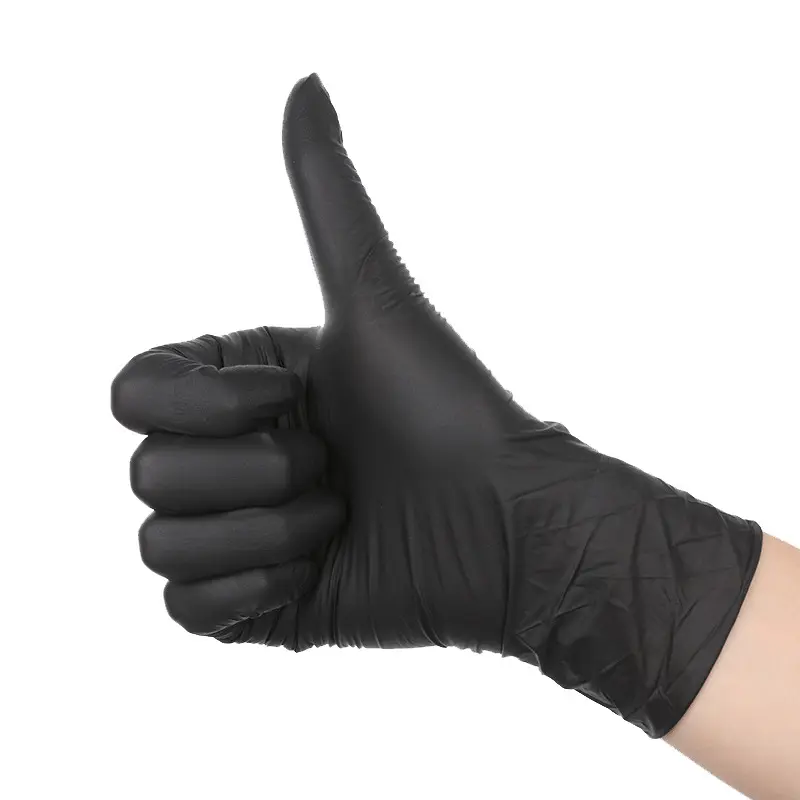 Gants en Nitrile, noir, 20 pcs, vente directe depuis l'usine