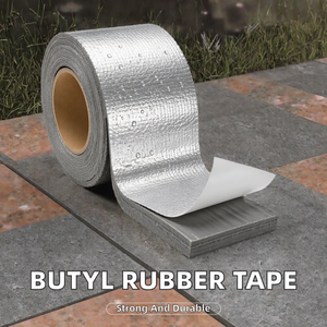 Bande d'étanchéité en caoutchouc butyle imperméable, auto-adhésive, pour la fermeture des joints des toits, des murs de salle de bain et des bords des carreaux. - Product Image 2