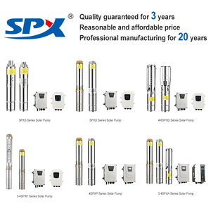 Spx 4 Inch 50 Mét Chìm 1/2/3 <span class=keywords><strong>HP</strong></span> DC Bơm Thép Không Gỉ Năng Lượng Mặt Trời Powered Máy Bơm Nước Sâu Vâng Thủy Lợi Trang Trại - Product Image 2