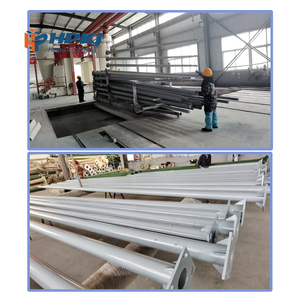 Poste de Alumbrado Público Galvanizado en Caliente de 5M, 6M, 7M, 8M, 9M, Suministro Directo de Fábrica Certificado, Material Q235B Antioxidante para Iluminación Vial - Product Image 4