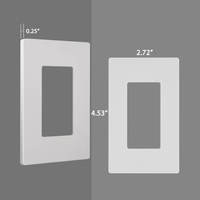 Baseus — couverture de sortie murale Standard 1 2 3 4 gangs, pour GFCI, prise USB ou interrupteur lumineux