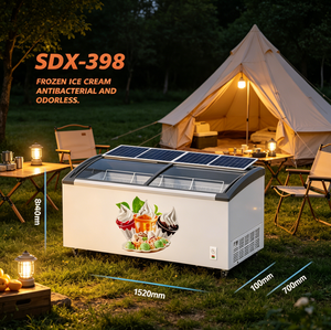 Congelatore Solare DC 12V 24V per Carne, Congelatore a Pozzetto 2025 per Casa e Supermercato, Vendita Calda per Esterni - Product Image 3