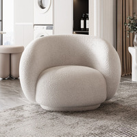 Vente directe d'usine, canapé simple minimaliste, style incurvé pour salon et balcon, canapé relaxant