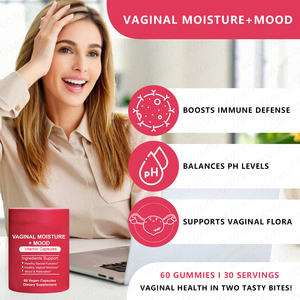 Nuevo Lanzamiento de 60 cápsulas hidratantes vaginales Suplemento de refuerzo inmunológico natural diseñado para adultos para mujeres embarazadas Tiktok - Product Image 4