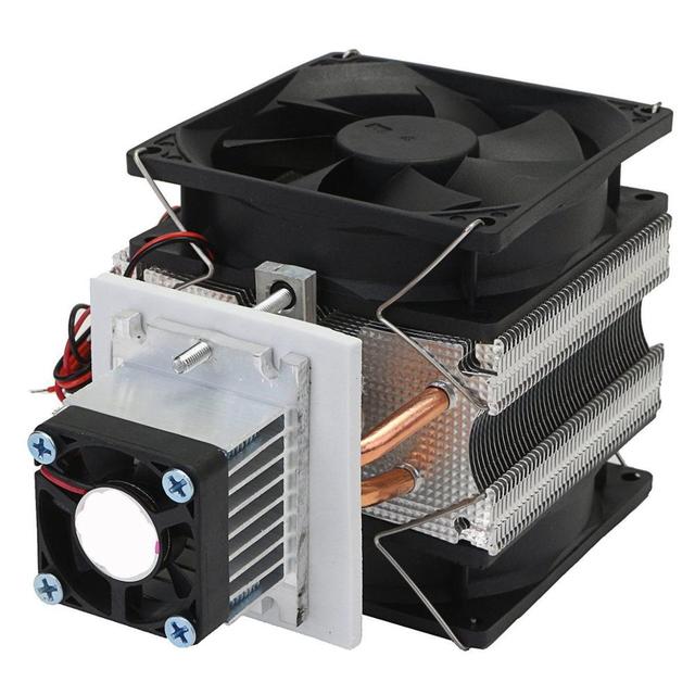 12V 5A  Mini Portable  Semiconductor cooler Refrigerator Radiator Peltier air cooler