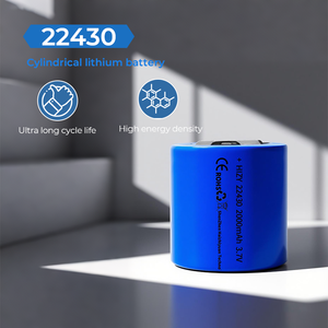 Оригинальный завод возобновляемый 3,7 В Цилиндрический литий-ионный аккумулятор <span class=keywords><strong>22430</strong></span> 2000 мАч CE сертификация 500 циклов катод LiCoO2 - Product Image 5