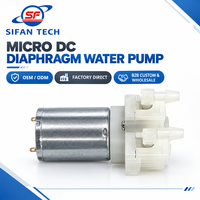 Pompe à eau à diaphragme miniature DC 3V à faible bruit et faible débit, pression négative, personnalisée OEM, pour appareil de beauté, diffuseur d'arômes