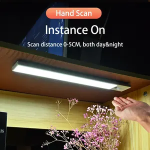 Banqcn أضواء تحت الخزانة حساس للحركة ضوء LED USB-C قابل لإعادة الشحن خفت لاسلكي مغناطيسي عصا في أي مكان ضوء ليلي