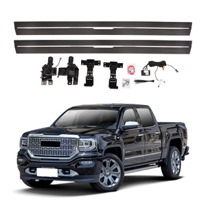 Usine en gros <span class=keywords><strong>seuil</strong></span> en aluminium alimenté marchepied latéral électrique pour GMC SIERRA 2 portes 4 portes 14-18 19-23 - Product Image 3