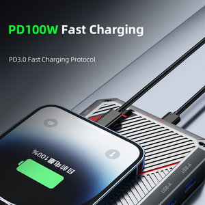 Carte de capture vidéo PIVA VD20 4K60Hz, station d'accueil pour jeux, port Ethernet Gigabit, charge rapide PD100W pour la diffusion en direct - Product Image 6