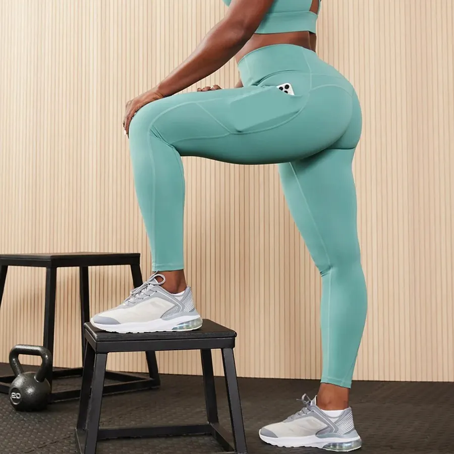 Womens Yoga Pants Plus Size Sports Fitness Custom Active Wear Gym Leggings High Waisted Workout Yoga Leggings