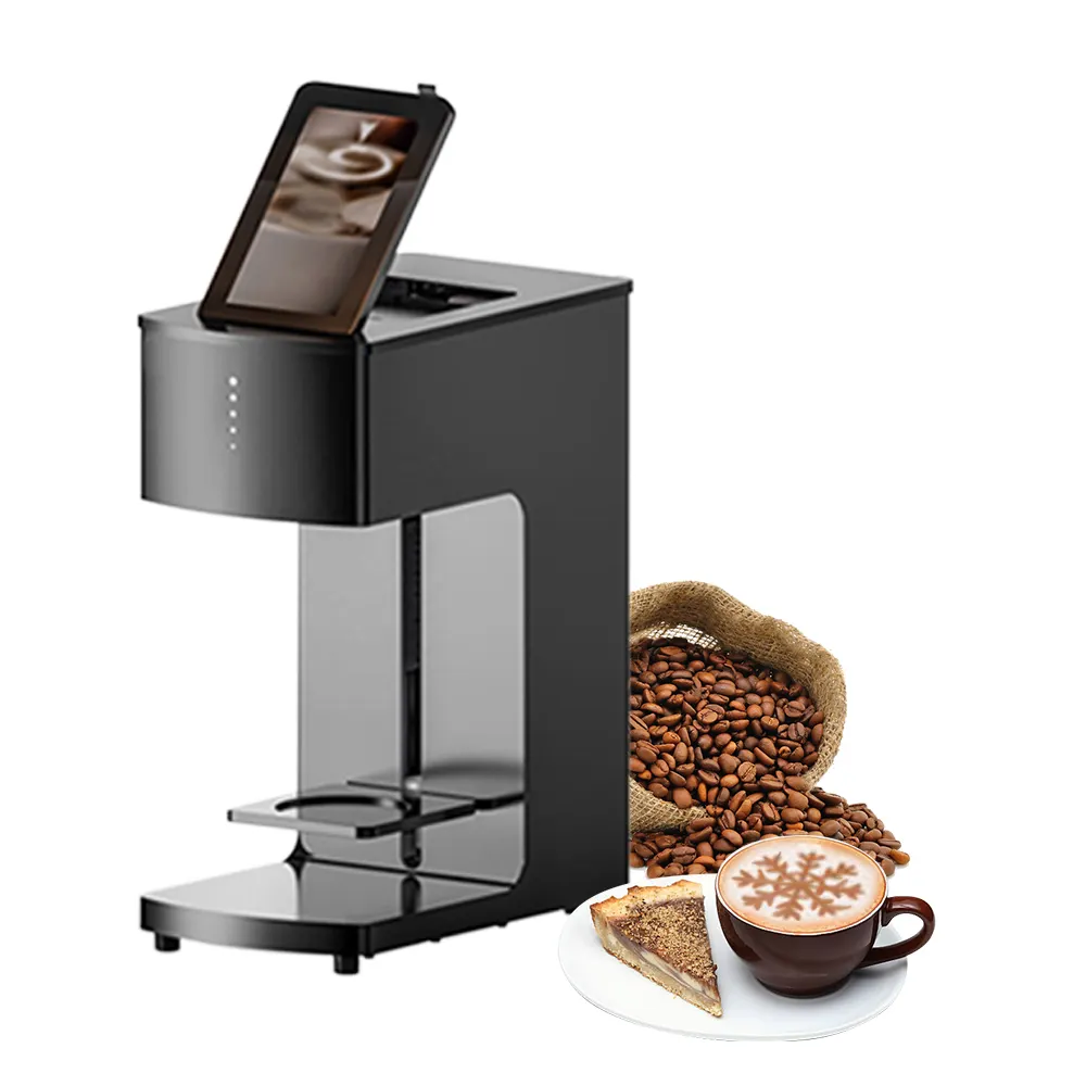 Máquina de impresión de café y pastel de comida, máquina de impresión de café a todo Color de alta velocidad, capuchino