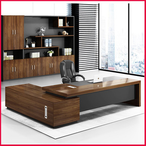 Escritorio Ejecutivo Yinghuang 1200*600 1600*800 1800*800 2000*900 con Estantería, Muebles de Oficina, Conjunto de Silla de Escritorio para Gerente - Product Image 5