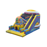 Toboggan gonflable commercial de haute qualité, toboggan gonflable géant pour l'extérieur, toboggan gonflable commercial
