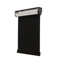 Caja Ventanas ciegas Persianas enrollables motorizadas Persianas enrollables de doble capa Motor de batería Persianas enrollables para ventanas