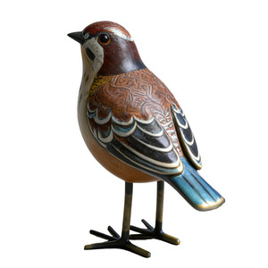 Nuova Statua Decorativa Creativa Primavera 2026, Ornamento Realistico di Uccellino e Fiore in Resina, Personalizzazione e Vendita all'Ingrosso, Marca XiBiao per la Casa - Product Image 2