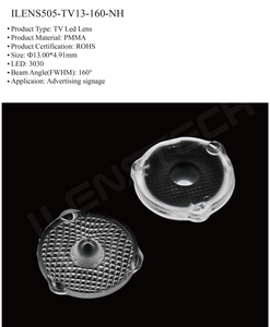 Ilen stech 13mm LED-Linse für Beleuchtungs box/LED-Decken leuchte Grad TV-Linse - Product Image 5