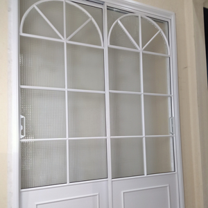 Diseño Americano para Hotel, Puertas Corredizas <span class=keywords><strong>de</strong></span> <span class=keywords><strong>Aluminio</strong></span> con Rejilla, Diseño Moderno <span class=keywords><strong>de</strong></span> Puerta Francesa Corrediza <span class=keywords><strong>de</strong></span> Vidrio - Product Image 4