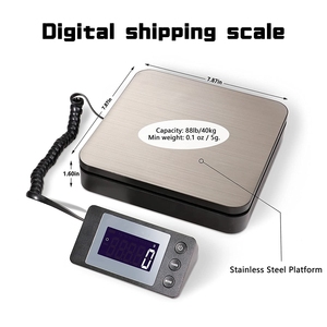 Hohe Genauigkeit 40kg Postversand waage Großes LCD-Display Dual-Netzteil 5 Einheiten Gewichts waage für Pakete OEM/ODM - Product Image 2