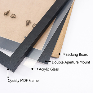 Personalizzato a buon mercato doppio certificato cornici in <span class=keywords><strong>legno</strong></span> laurea <span class=keywords><strong>foto</strong></span> telaio Diploma per doppio A4 certificati o 8*10in <span class=keywords><strong>foto</strong></span> - Product Image 4