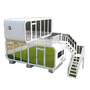 Offre Spéciale : Maison Conteneur Modulaire Préfabriquée en Acier Étanche, Cabine <span class=keywords><strong>de</strong></span> Bureau pour Terres Inutilisées - Product Image 4