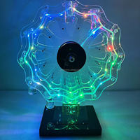 Support de Verres à Shot LED Rotatif en Forme de Grande Roue, Présentoir à Vin en Acrylique, Présentoir Lumineux pour Bouteilles de Boîte de Nuit, Personnalisable pour Fêtes