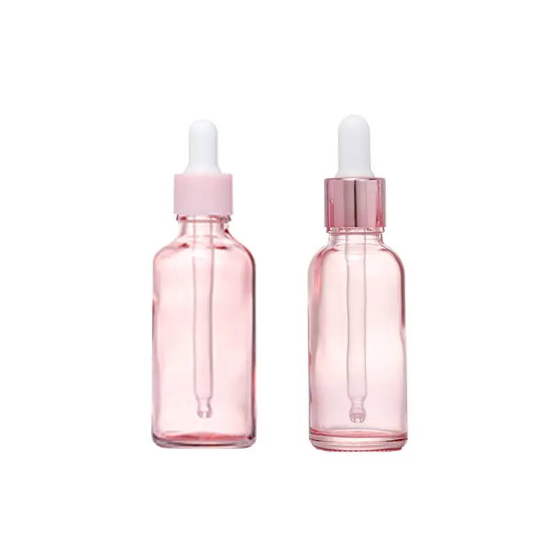 5Ml 10Ml 15Ml 20Ml 30Ml 50Ml 100 Ml Roze Glazen Etherische Olie Druppelflesje