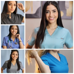 Hot Sale Anti Wrinkle Soft Fabric Nurse <strong>Scrubs</strong> Hospital <strong>Uniform</strong> Washable Medical <strong>Scrubs</strong> <strong>Uniforms</strong> Women Jogger <strong>Scrubs</strong> Sets Pair - Product Image 2