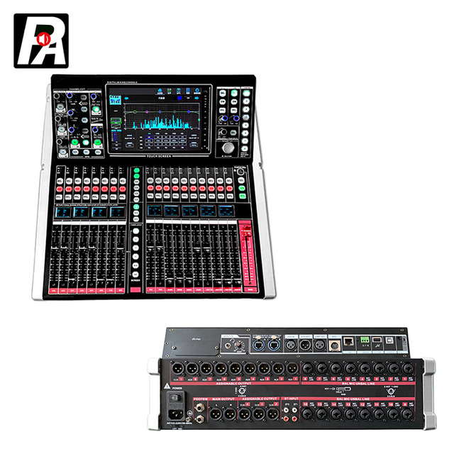 Live 20-Channel Digital Console With 16 Midas Preamps Pa Sound System Digital Mixer
