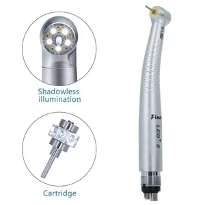 Manipolo dentale ad alta velocità con turbina ad aria ad alta velocità E-generatore - Product Image 4