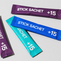 Custom Print Aluminum Foil Heat Seal Preformed Empty Small Package Stick Sachet Instant Powder Packaging Bag