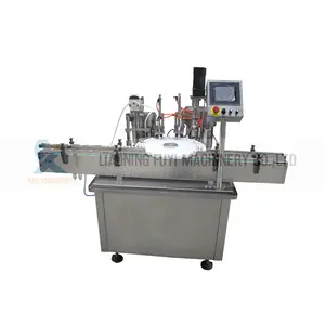 Automatic small volume rotary type filling capping machine for liquid