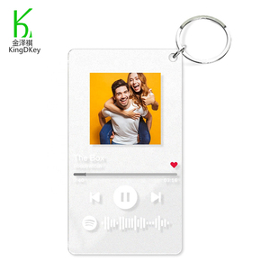 Llavero Acrílico <span class=keywords><strong>Personalizado</strong></span> con Foto Impresa, Placa Musical, Llavero <span class=keywords><strong>Spotify</strong></span>, Llavero con Foto Personalizada - Product Image 2