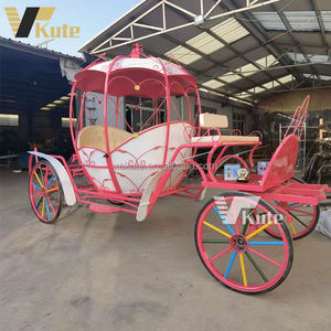 Chariot de princesse électrique en forme de citrouille pour mariage - Product Image 4