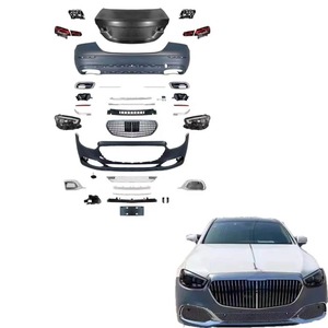 Parachoques Delantero y Trasero de Alta Calidad con Rejilla para Clase E W213 2015-2020, Kit de Carrocería <span class=keywords><strong>Maybach</strong></span>, 100% Compatible - Product Image 1
