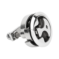 Accessoires de quincaillerie marine de qualité supérieure, loquet de trappe marine en acier inoxydable 316 avec clé pour bateau