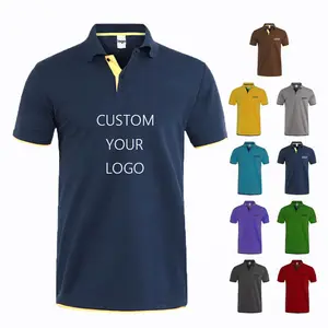 Polo de algodón de alta calidad, personalizado, transpirable, blanco, bordado, Golf, sublimación