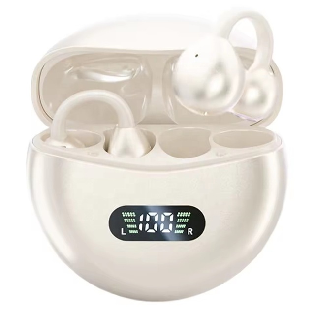 New Bone Conduction M79 Portable TWS Wireless Headphones Earbuds Clip on Ear Digital Display Waterproof Sport Headsets Earphones