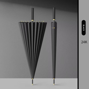 Ô dù golf cỡ lớn 24 nan, cán thẳng, kiểu dáng cổ điển, chống bão, dành cho doanh nhân, in logo, chất lượng cao - Product Image 6