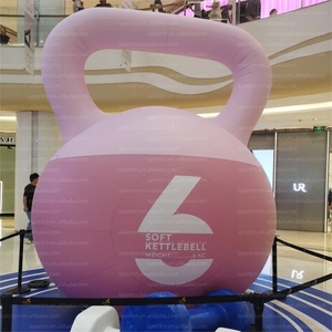 Kettlebell gonflable géant personnalisé avec logo, violet, pour la promotion de la salle de <span class=keywords><strong>sport</strong></span>/les événements sportifs/les marchés de rue - Product Image 5