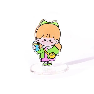 ขายส่งสแตนดี้อะคริลิกใสสองชิ้นแบบกำหนดเองได้ พร้อมฐาน ลายการ์ตูนอนิเมะ - Product Image 1